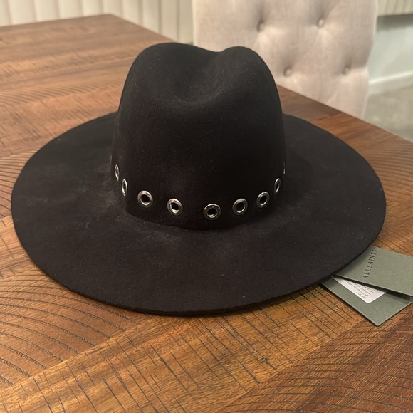 Black felt hat by ALLSAINTS - Picture 9 of 9